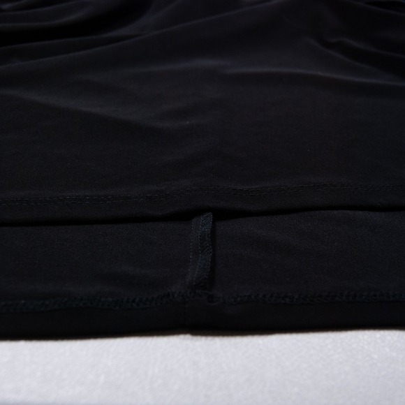 MSK Black‎ Dress Floral Embroidered Bell Sleeve Cocktail Party Career L Large - Picture 9 of 10